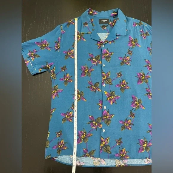 The Kooples Hawaiian Floral Print Shirt - Picture 6 of 8